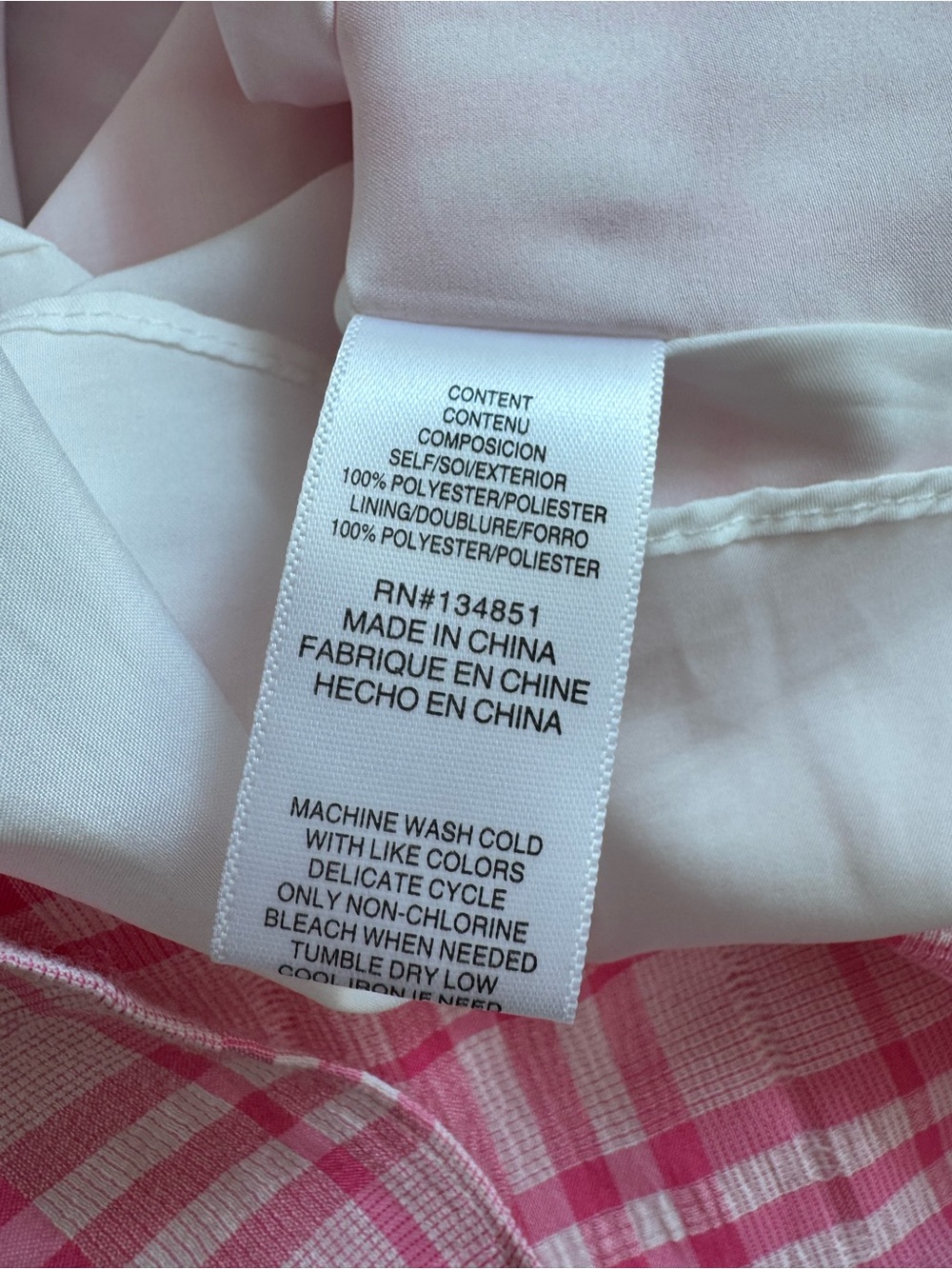 WAYF Pink Plaid Mini Dress S - Picture 12 of 12